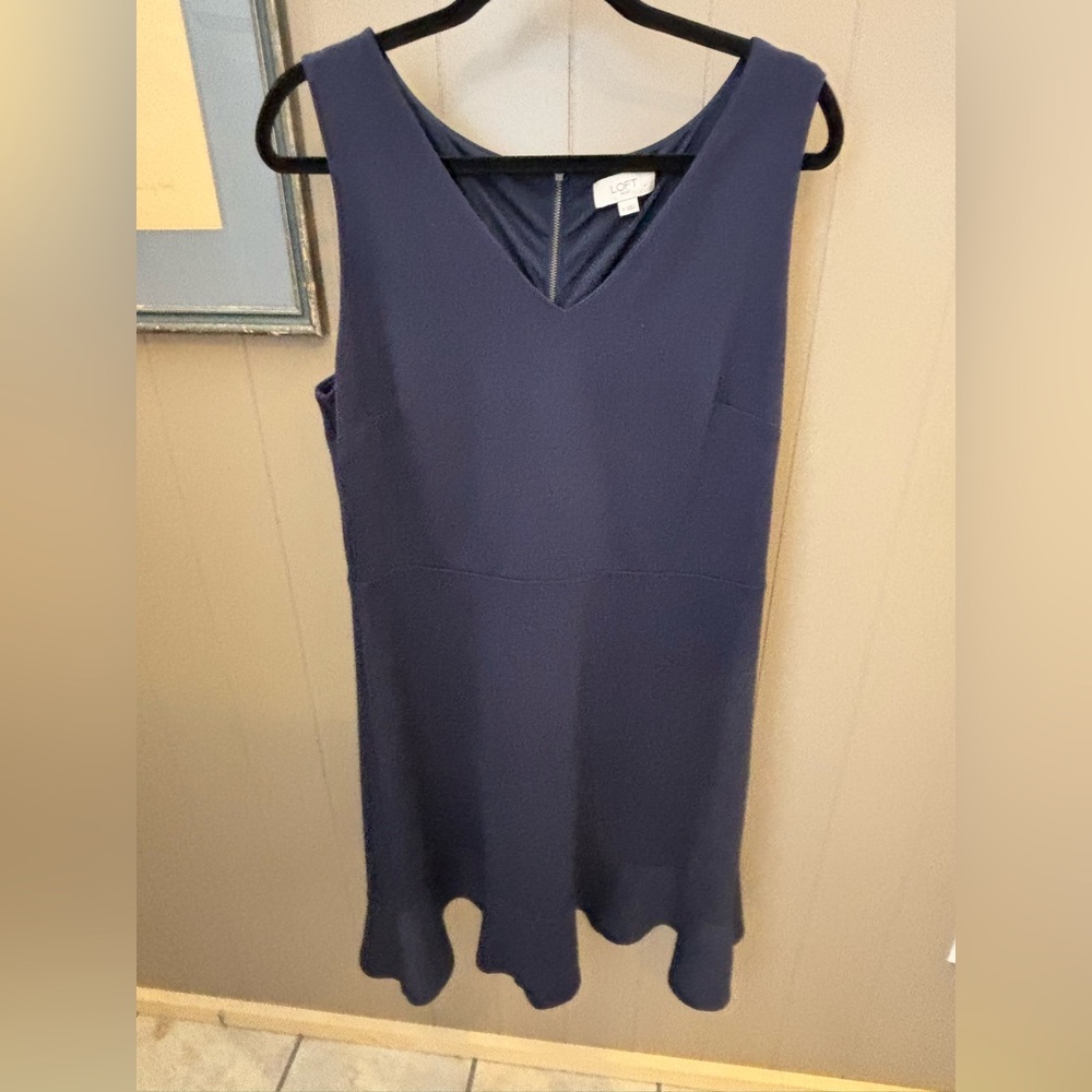 LOFT Navy Blue Dress